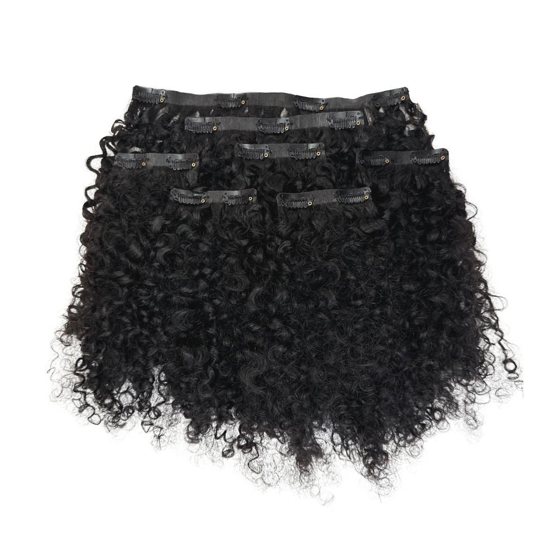 Moroccan Curl Seamless Clip-In Extensions