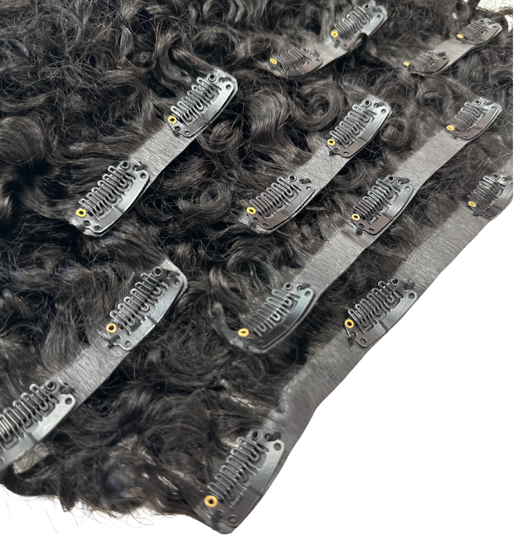 Moroccan Curl Seamless Clip-In Extensions