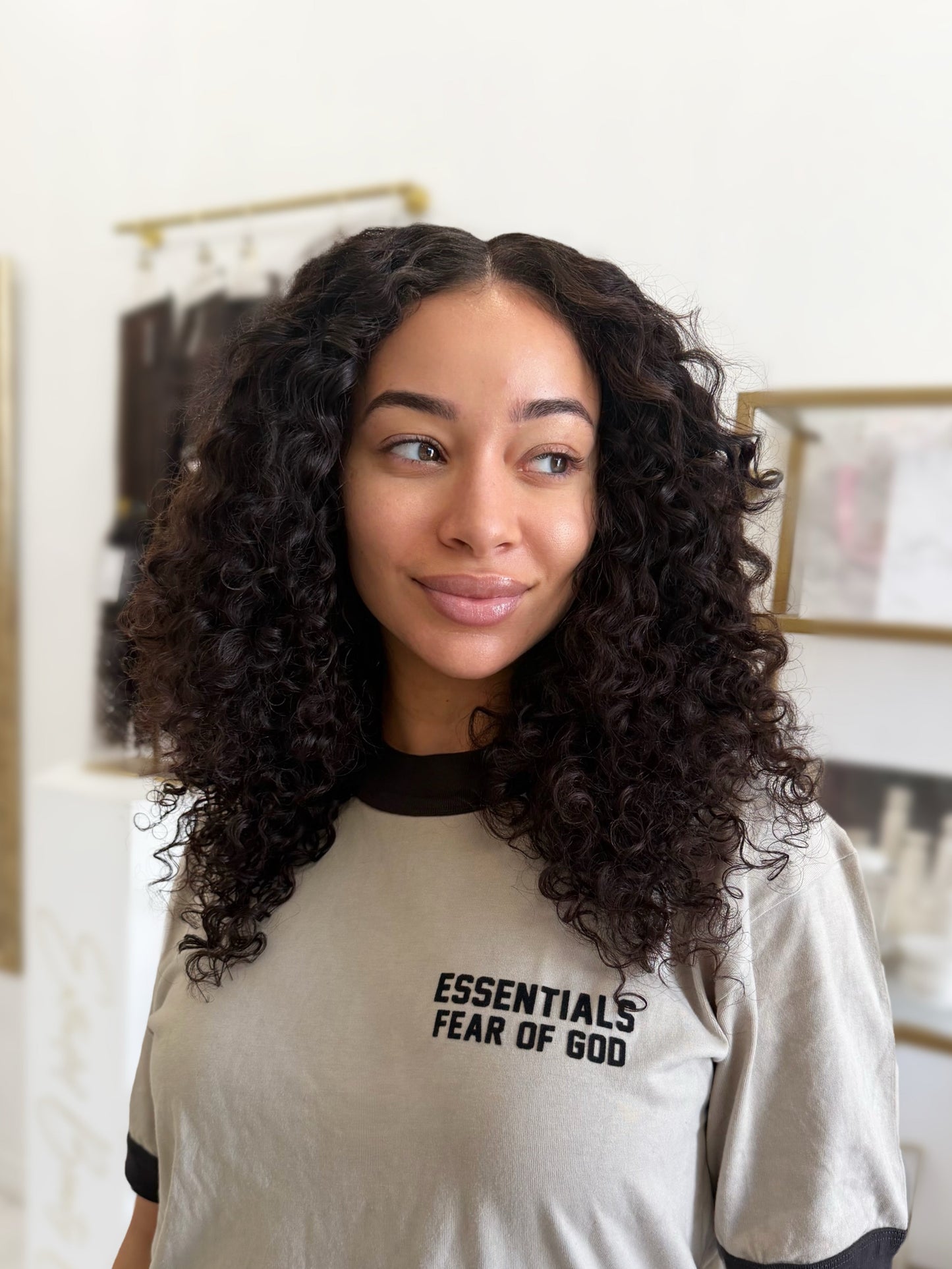 Island Curl weft extensions