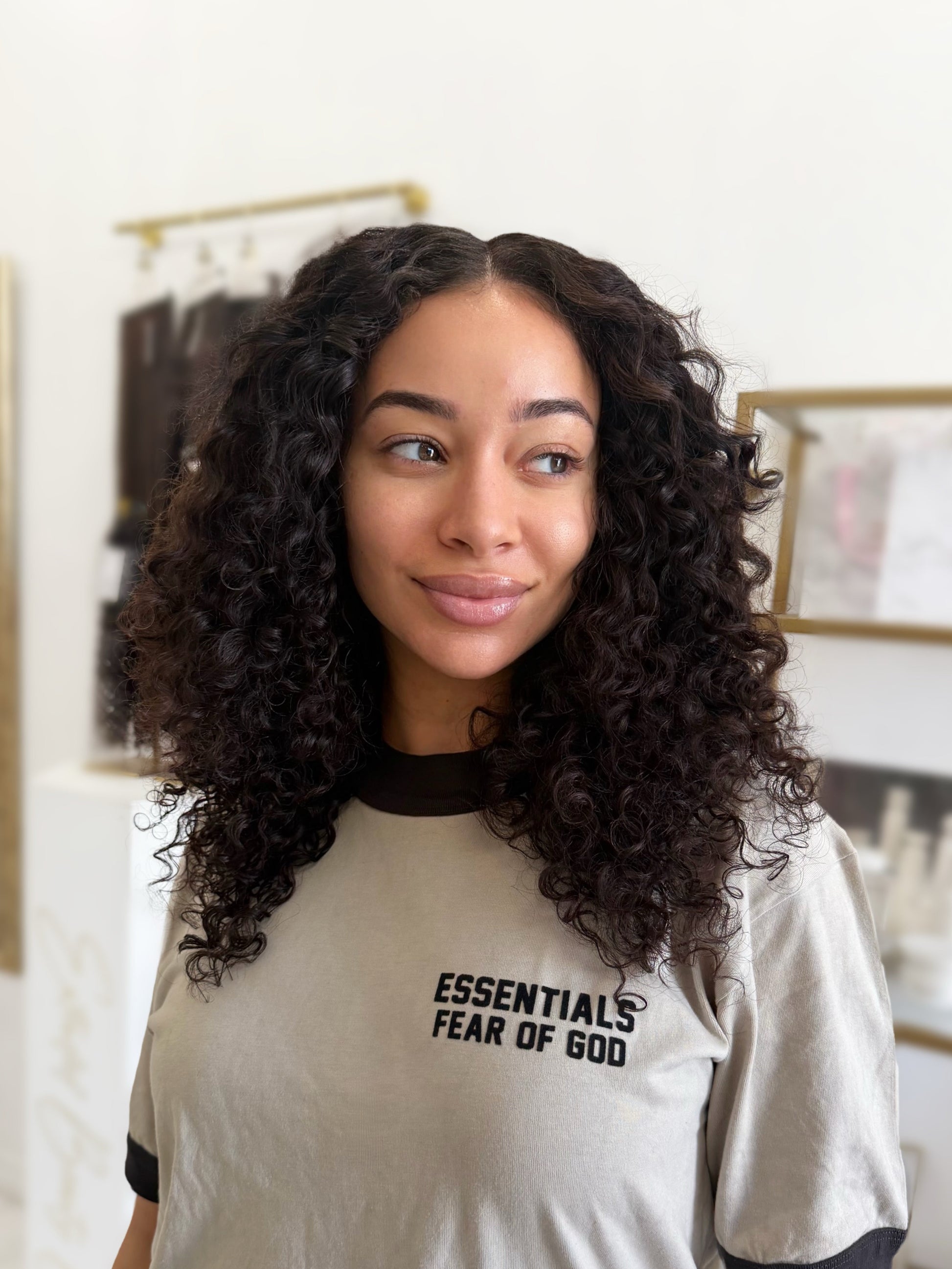 Island Curl weft extensions