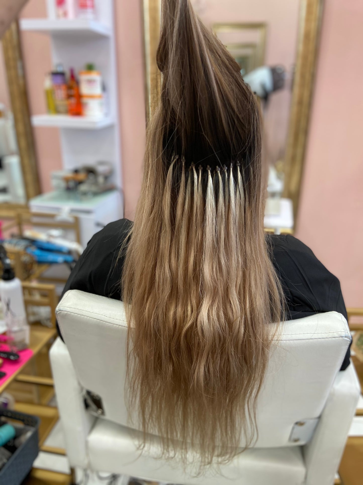 Russian Straight I-Tip Extensions
