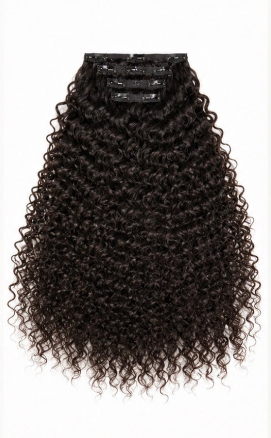 Moroccan Curl Bombshell Volume Clip-In Extensions