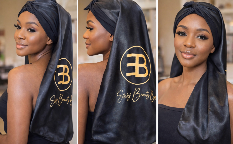 Silk Tie Bonnet (Long Hair)